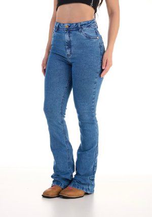 Pantalón jeans femenino. Celeste